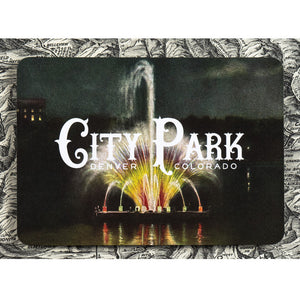 Postcard: City Park Fountain