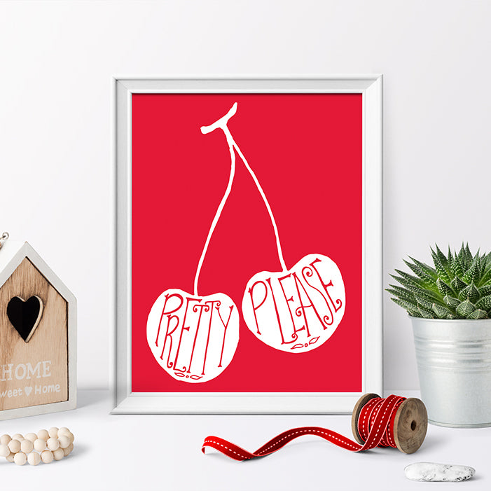 WORDY FOODIE ART PRINTS