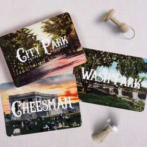 Lucky Onion Colorado Vintage Postcards of Denver Park City Park, Wash Park, and Cheesman Park