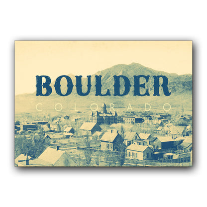 Postcard: Vintage Flatirons Boulder