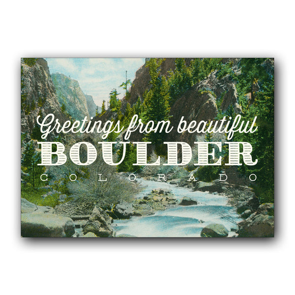 Postcard: Boulder Canyon