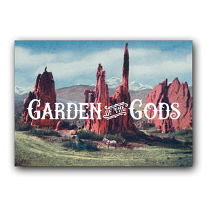 Postcard: Garden of the Gods
