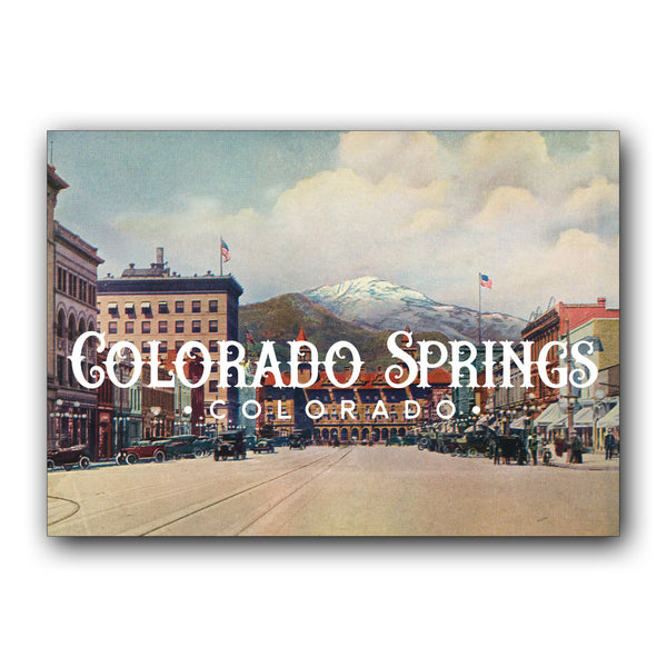Postcard: Downtown Colorado Springs