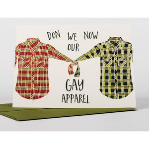 Greeting Card: Don We Now Our Gay Apparel