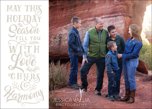 Holiday Photo Card: Full Season