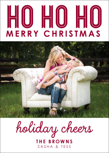 Holiday Photo Card: Simply Said