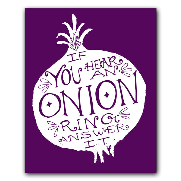 Print: Onion