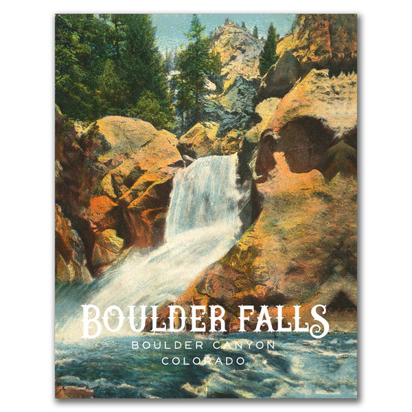 Print: Boulder Falls