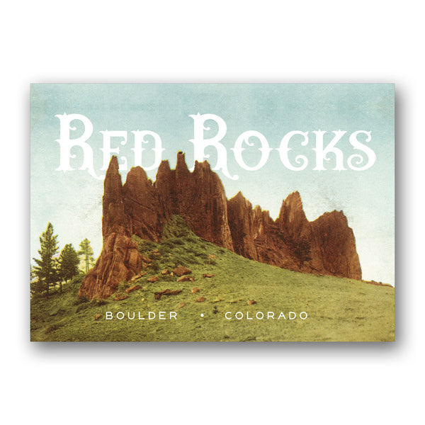 Postcard: Red Rocks Boulder